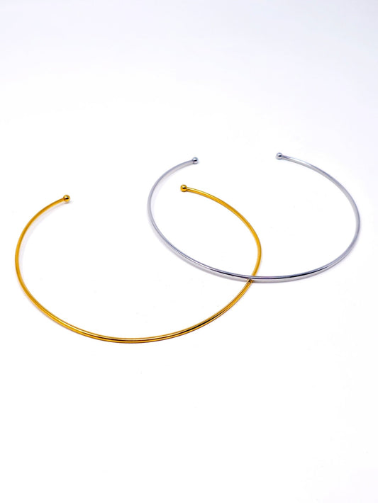 Choker Bangle "Minimal" Gold o Silver - 333HOPE333
