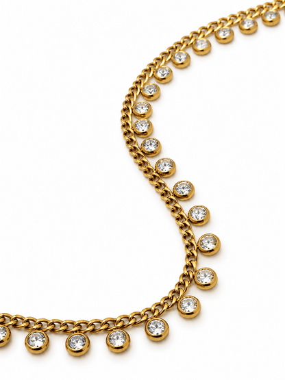 Choker Girocollo "Lumina Crystal" Gold o Silver - 333HOPE333