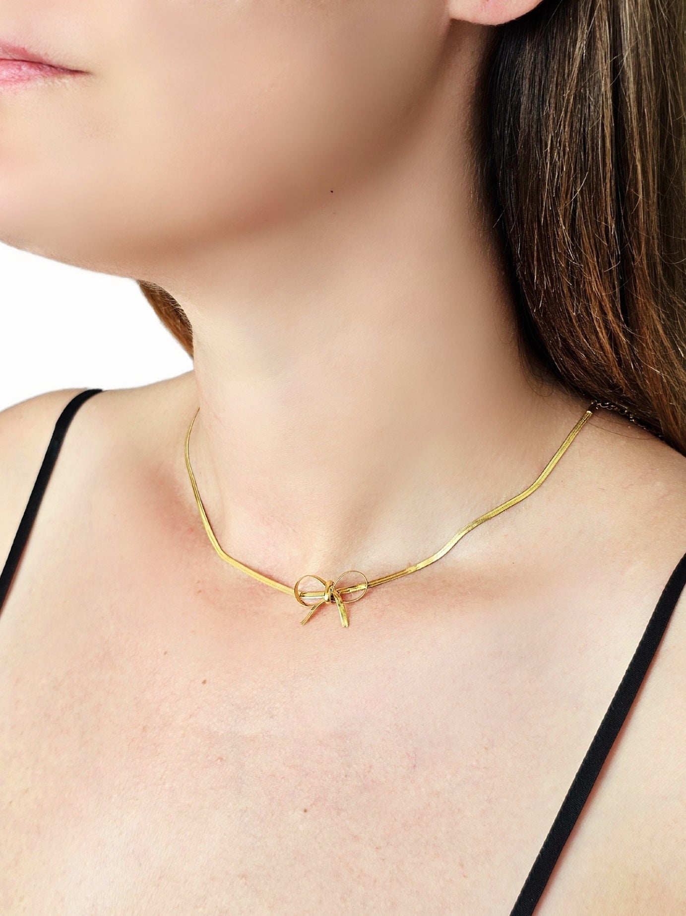 Choker/Girocollo "Fiocco Snake" Gold - 333HOPE333