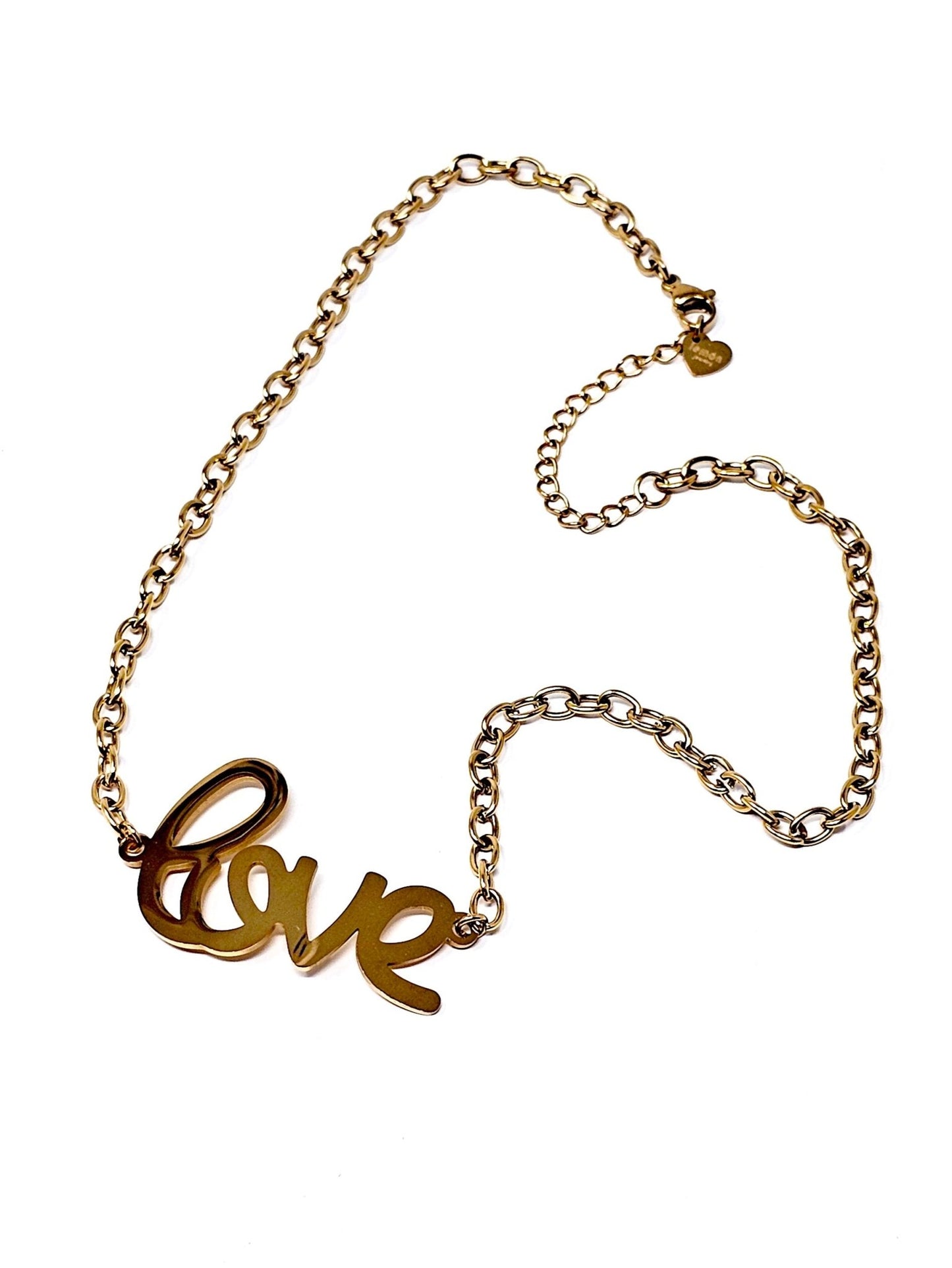 Choker/Girocollo "Love" Gold - 333HOPE333