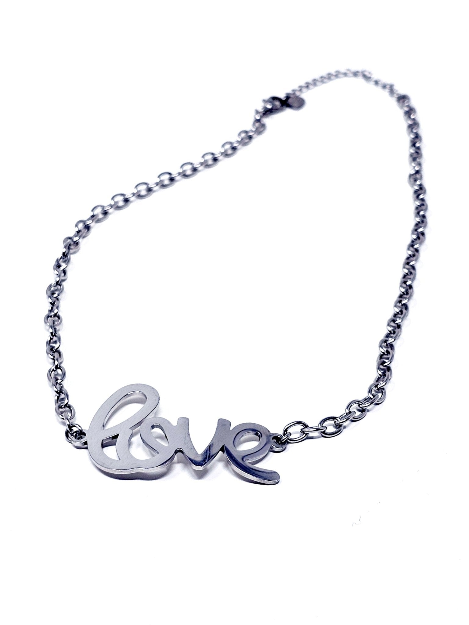 Choker/Girocollo "Love" Silver - 333HOPE333
