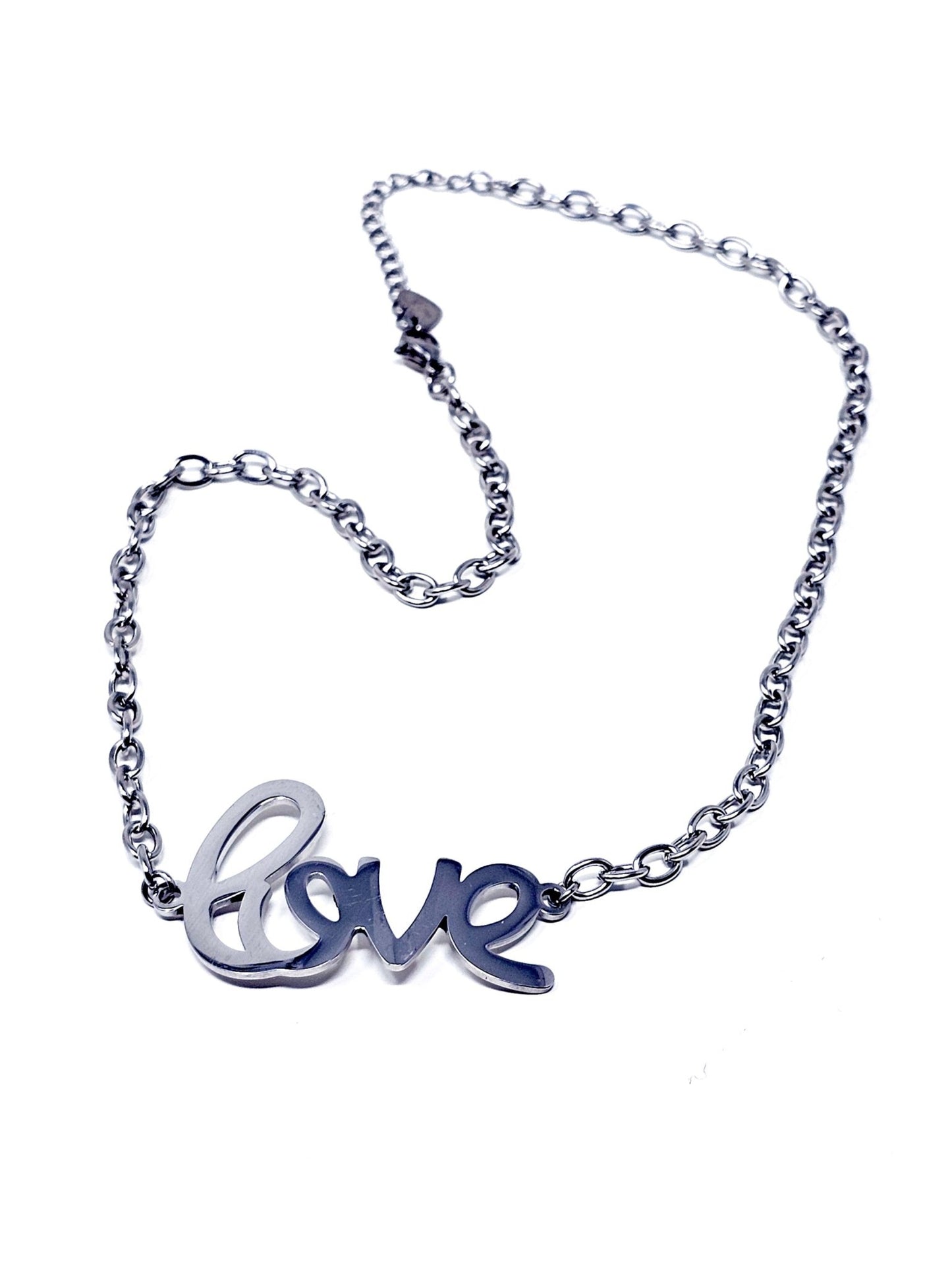 Choker/Girocollo "Love" Silver - 333HOPE333