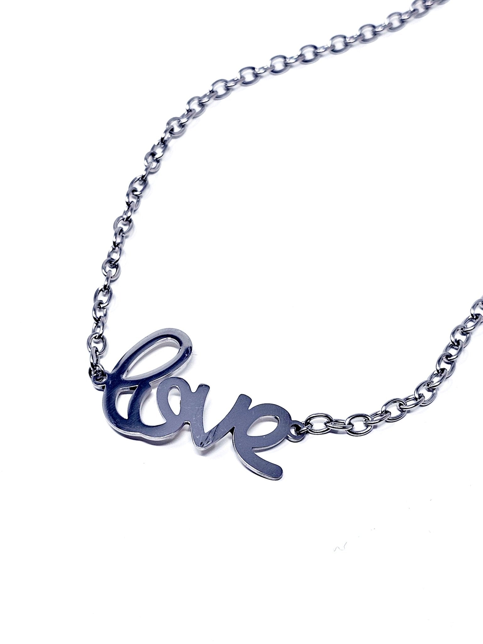 Choker/Girocollo "Love" Silver - 333HOPE333