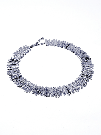 Choker/Girocollo "Rais" Silver - 333HOPE333