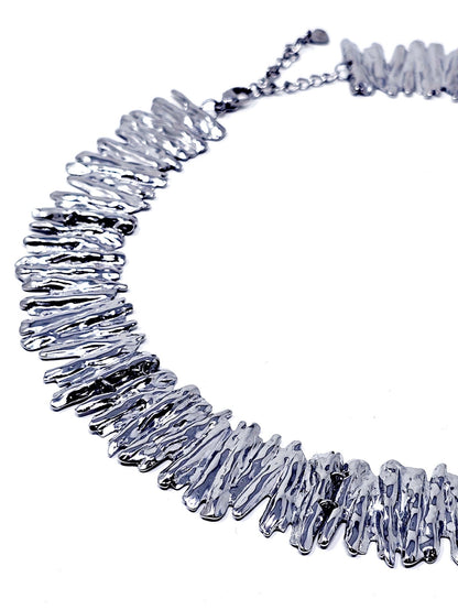 Choker/Girocollo "Rais" Silver - 333HOPE333