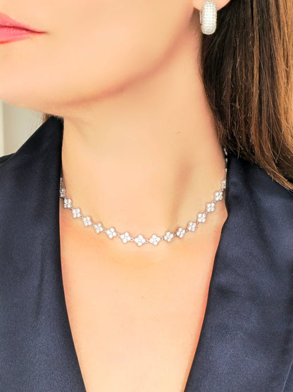 Choker/Girocollo "Vintage" Silver - 333HOPE333