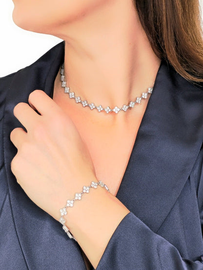 Choker/Girocollo "Vintage" Silver - 333HOPE333