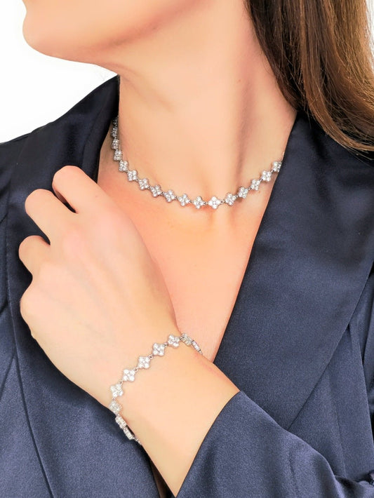 Choker/Girocollo "Vintage" Silver - 333HOPE333