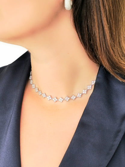 Choker/Girocollo "Vintage" Silver - 333HOPE333