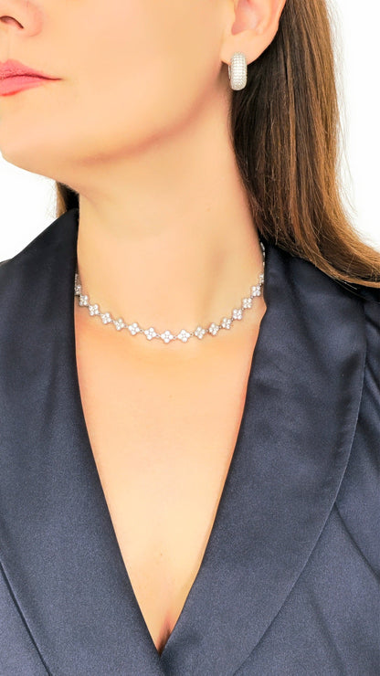 Choker/Girocollo "Vintage" Silver - 333HOPE333