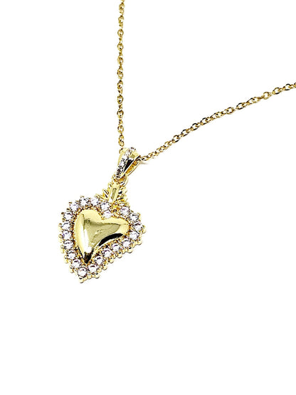 Collana "Cuore Sacro Shine" Gold - 333HOPE333