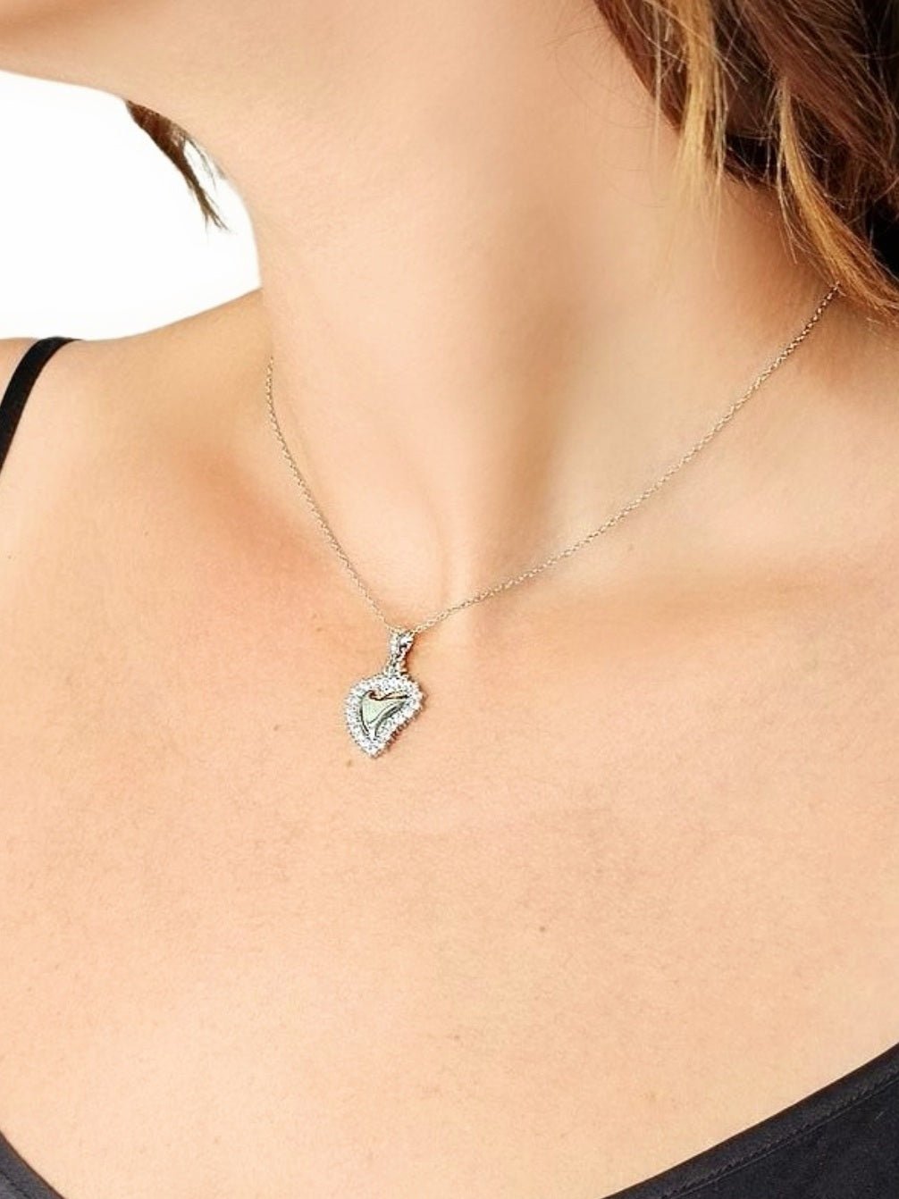 Collana "Cuore Sacro Shine" Silver - 333HOPE333