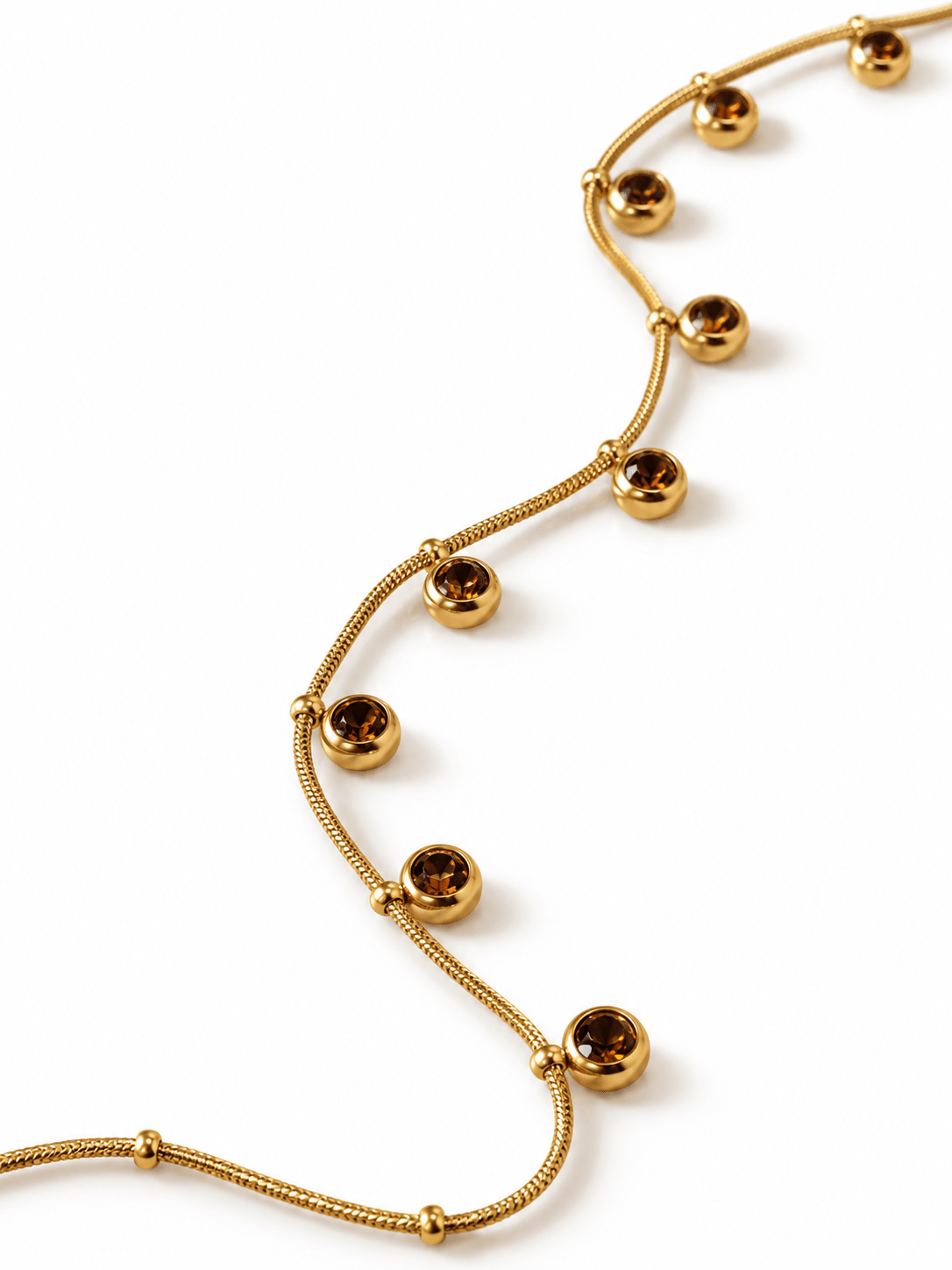 Collana Girocollo "Ambra Dots" - 333HOPE333