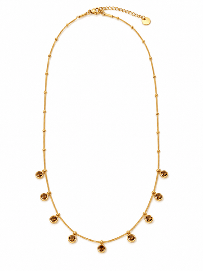 Collana Girocollo "Ambra Dots" - 333HOPE333