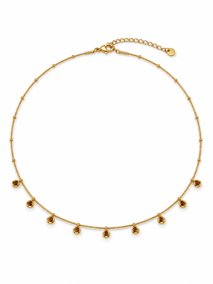 Collana Girocollo "Ambra Dots" - 333HOPE333