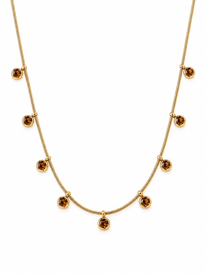 Collana Girocollo "Ambra Dots" - 333HOPE333