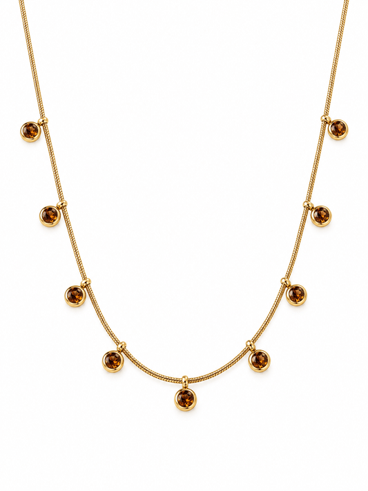 Collana Girocollo "Ambra Dots" - 333HOPE333