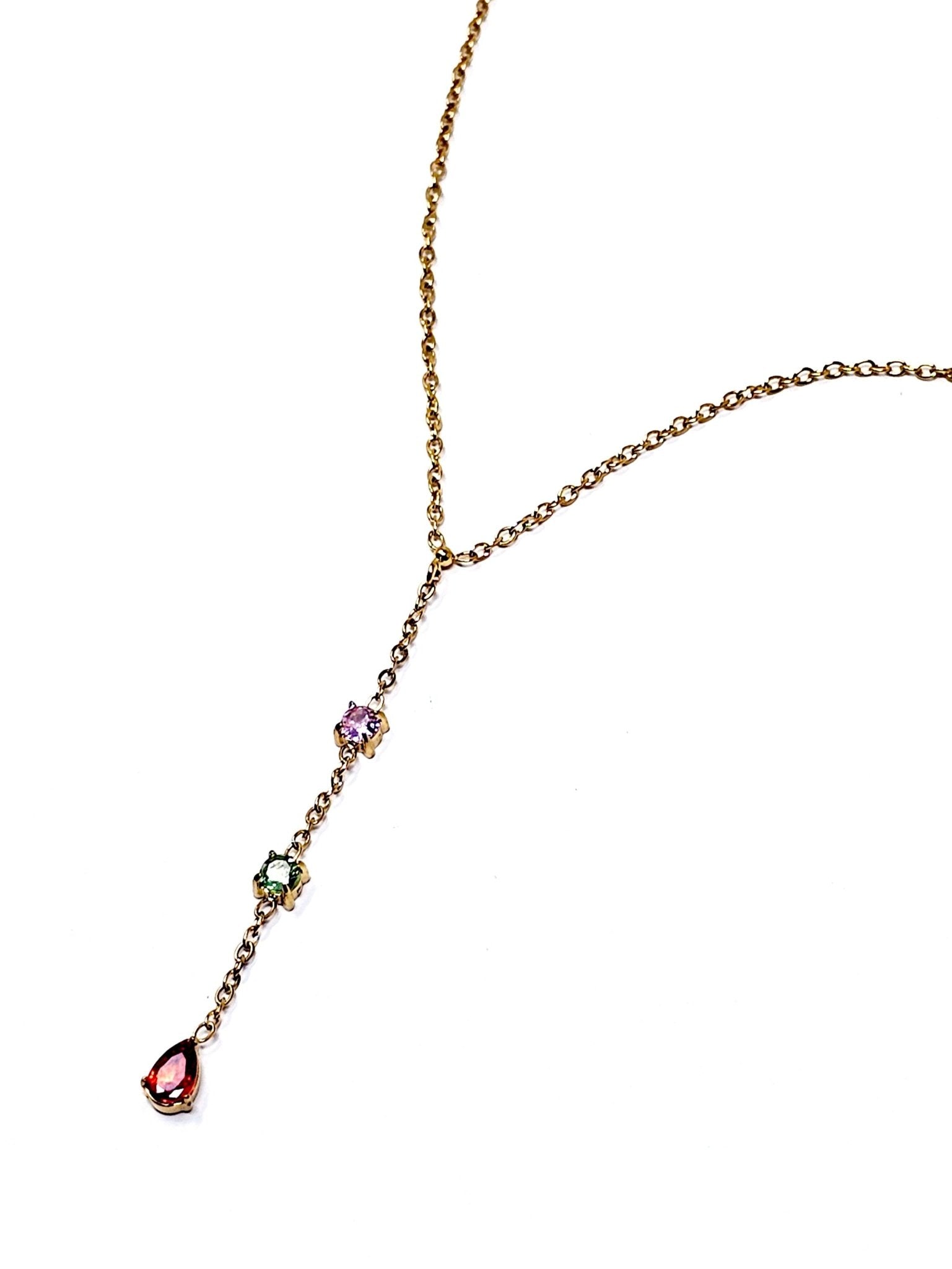 Collana Girocollo "Astra" Gold con Pietre Pastel Colors - 333HOPE333