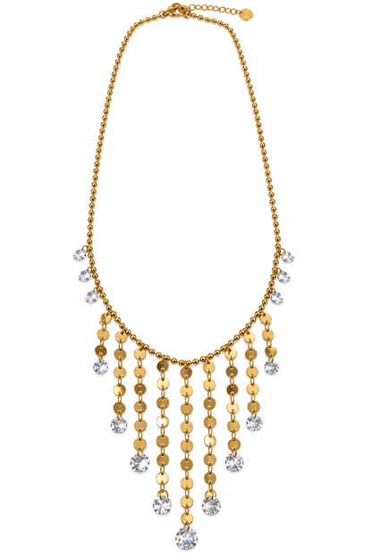 Collana Girocollo "Cascata di Luce" Gold o Silver - 333HOPE333
