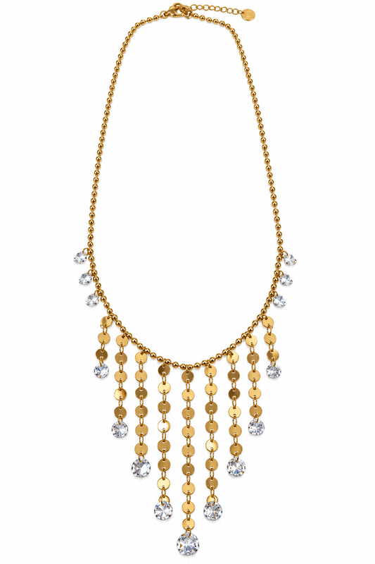 Collana Girocollo "Cascata di Luce" Gold o Silver - 333HOPE333