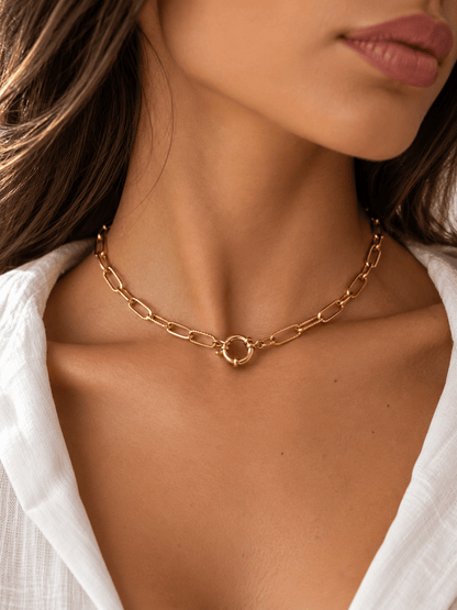 Collana Girocollo "Catena Slim" Gold o Silver - 333HOPE333