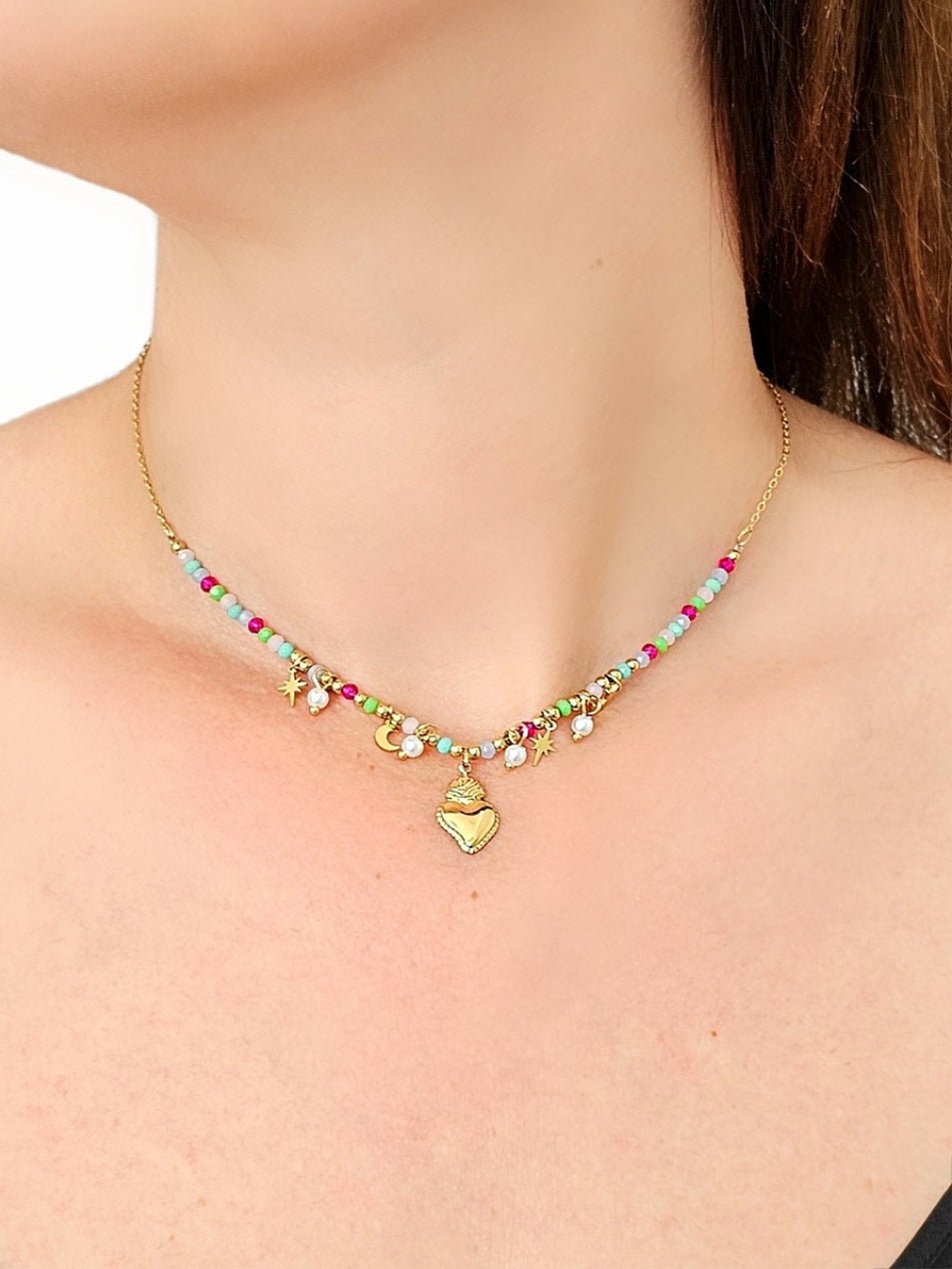 Jurxy - Collana Girocollo In Pelle, Da Donna, In Pelle, Con Anello, In Jurxy - Collana Girocollo In Pelle, Da Donna, In Pelle, Con Anello, In