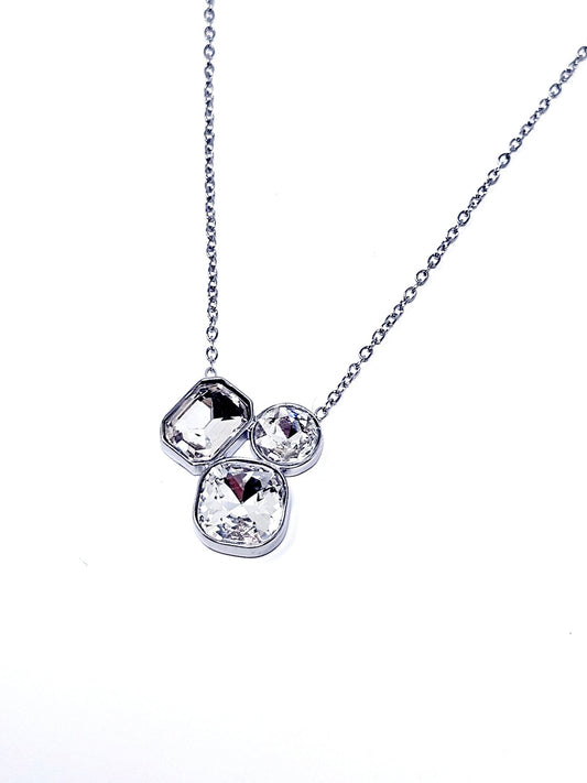 Collana Girocollo "Gemme" Silver - 333HOPE333