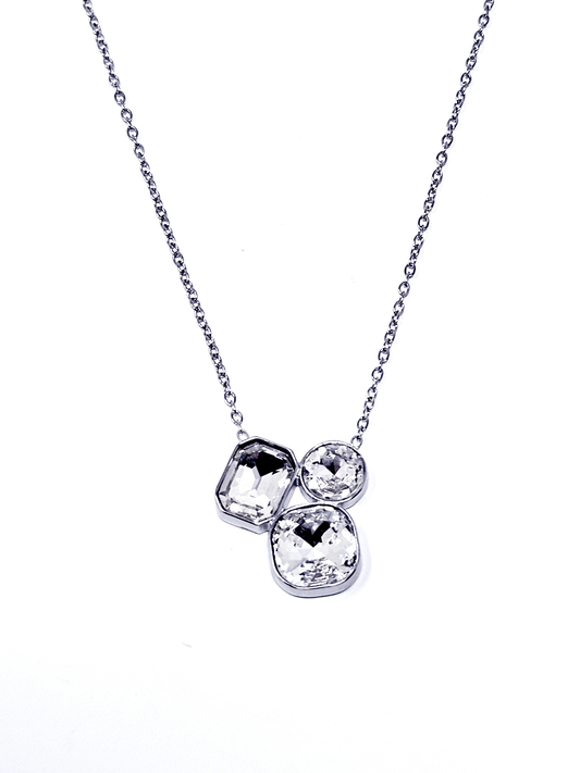 Collana Girocollo "Gemme" Silver - 333HOPE333