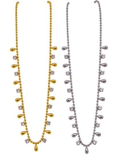 Collana Girocollo "Gocce" Gold o Silver - 333HOPE333