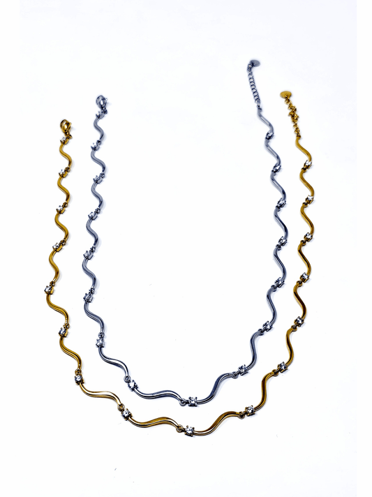 Collana Girocollo "Mirea" Gold o Silver - 333HOPE333
