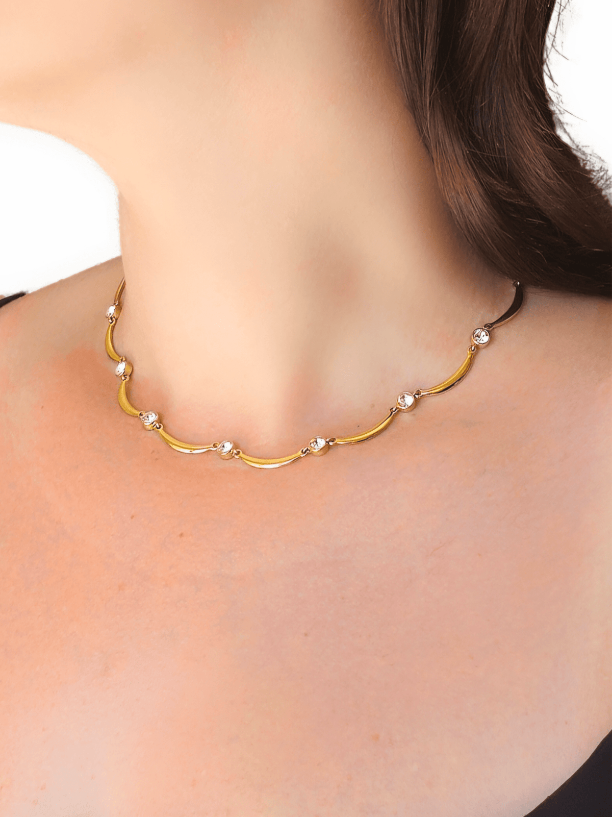 Collana Girocollo "Onde" Gold - 333HOPE333