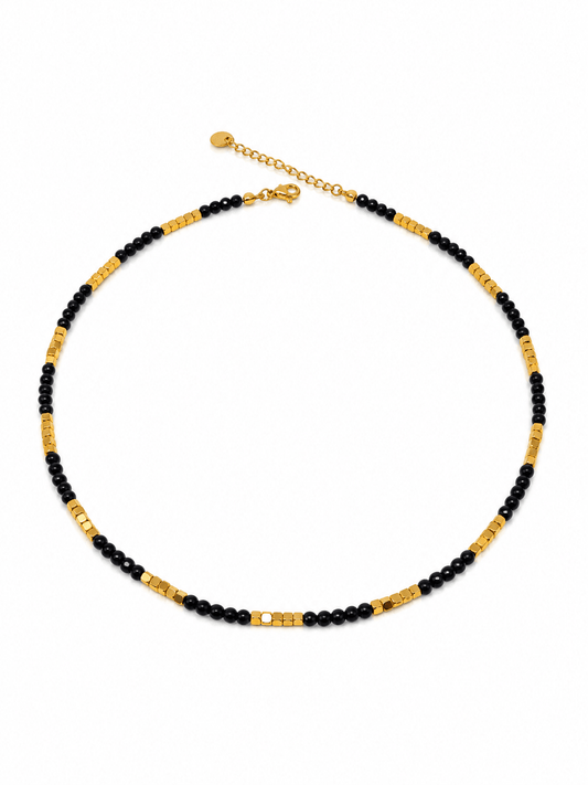 Collana Girocollo "Pepite Crystal" con Pietre Naturali - 333HOPE333