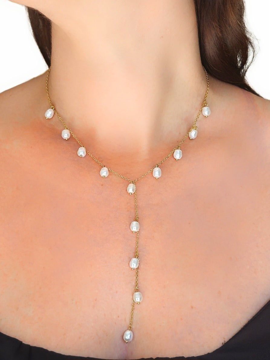 Collana Girocollo "Perla" Gold - 333HOPE333