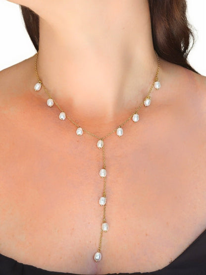 Collana Girocollo "Perla" Gold - 333HOPE333