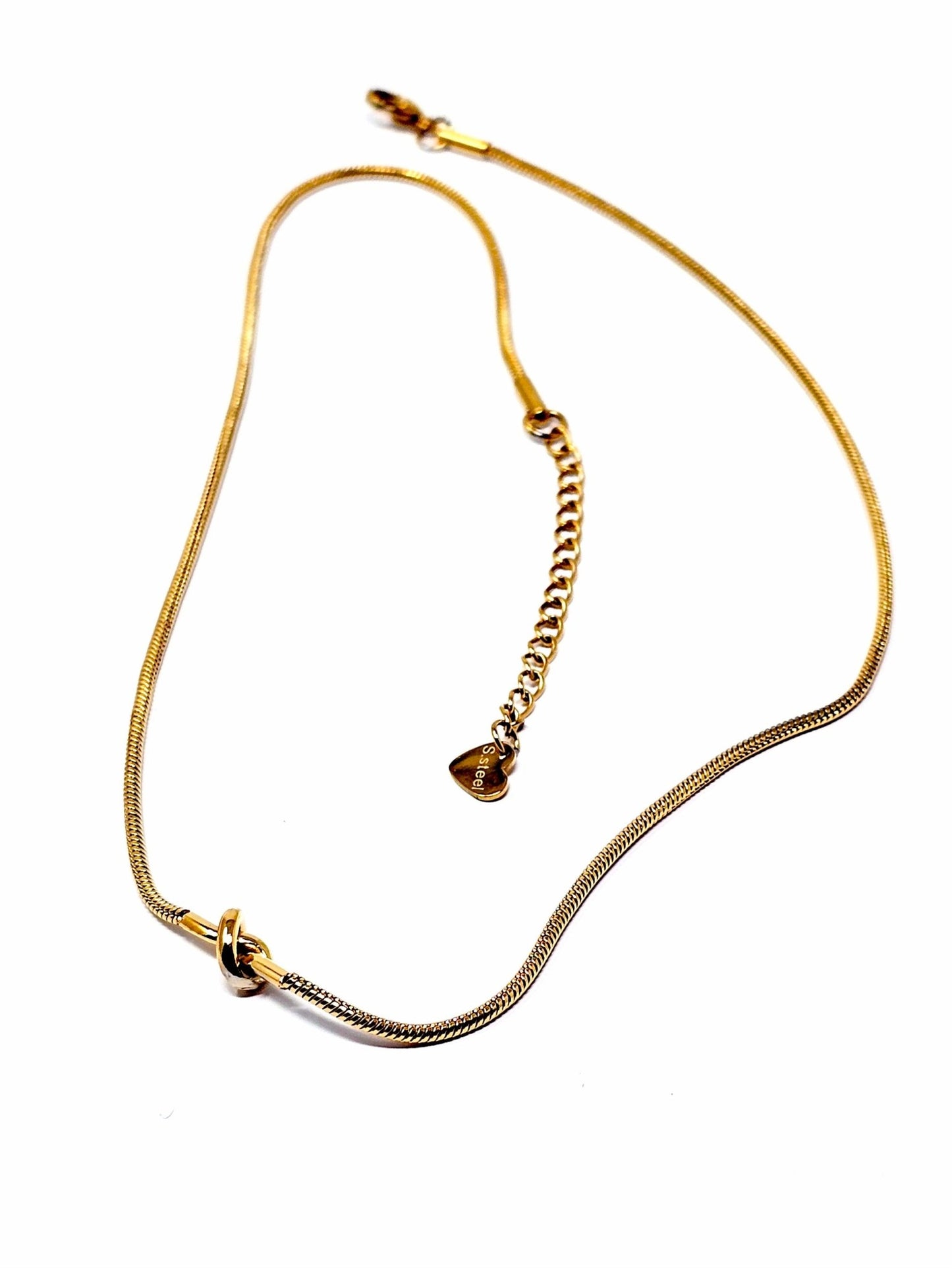 Collana Girocollo "Piccolo Nodo" Gold - 333HOPE333