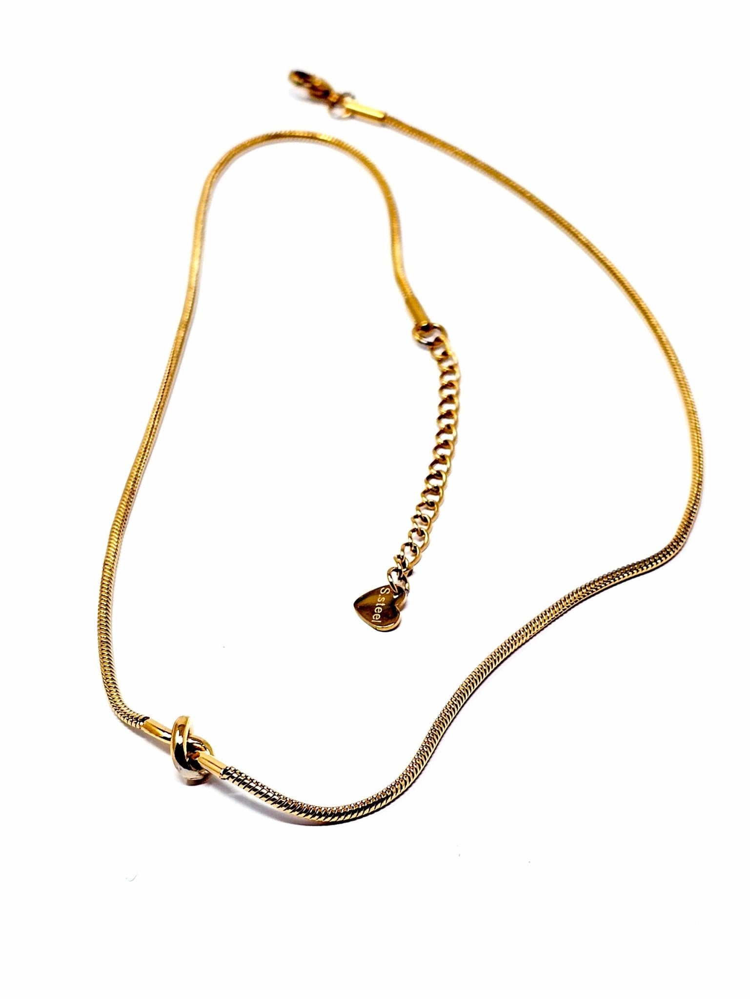 Collana Girocollo "Piccolo Nodo" Gold - 333HOPE333