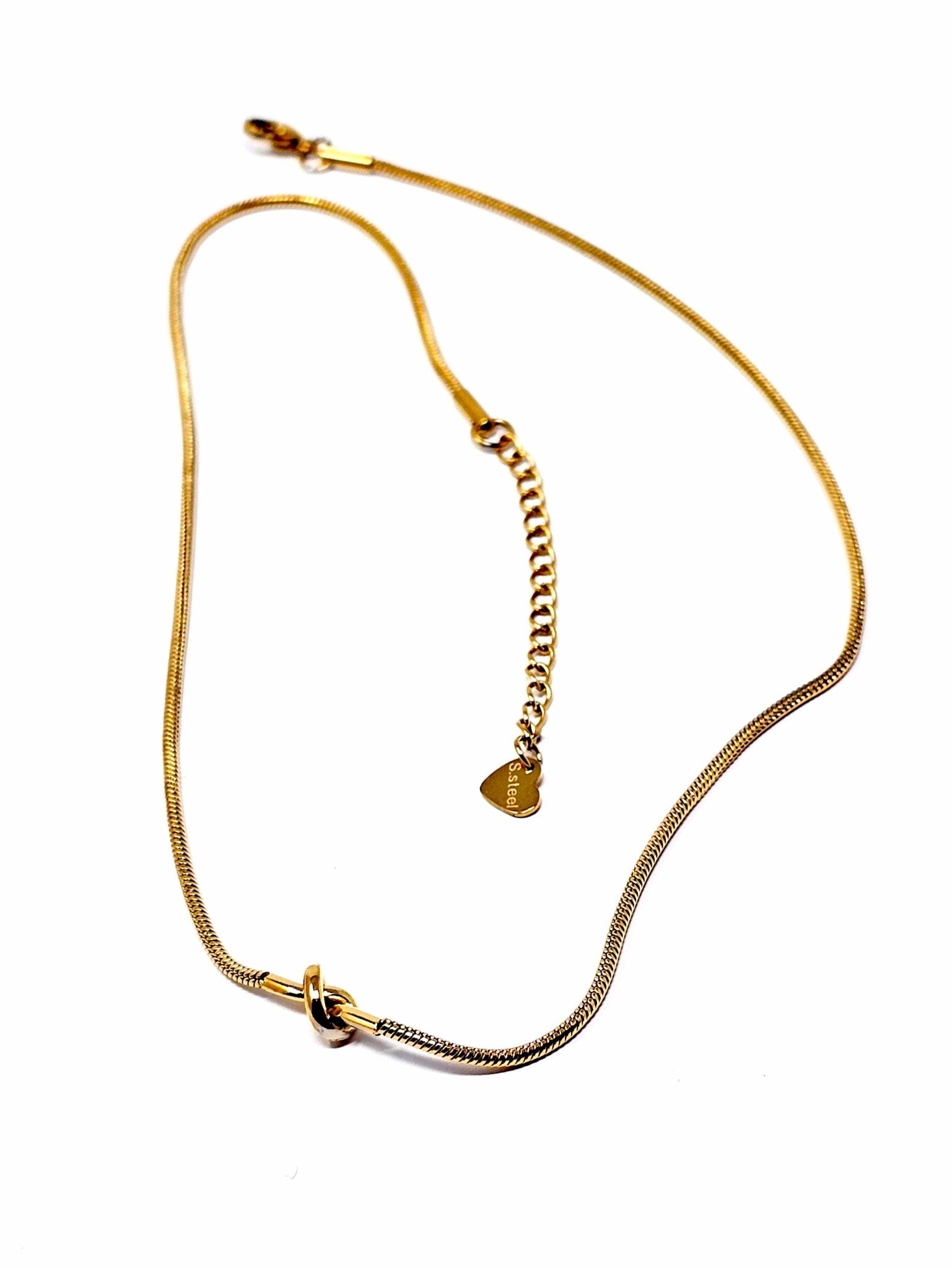Collana Girocollo "Piccolo Nodo" Gold - 333HOPE333
