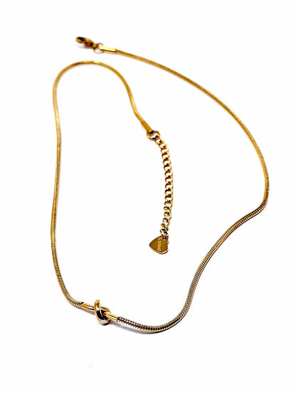 Collana Girocollo "Piccolo Nodo" Gold - 333HOPE333