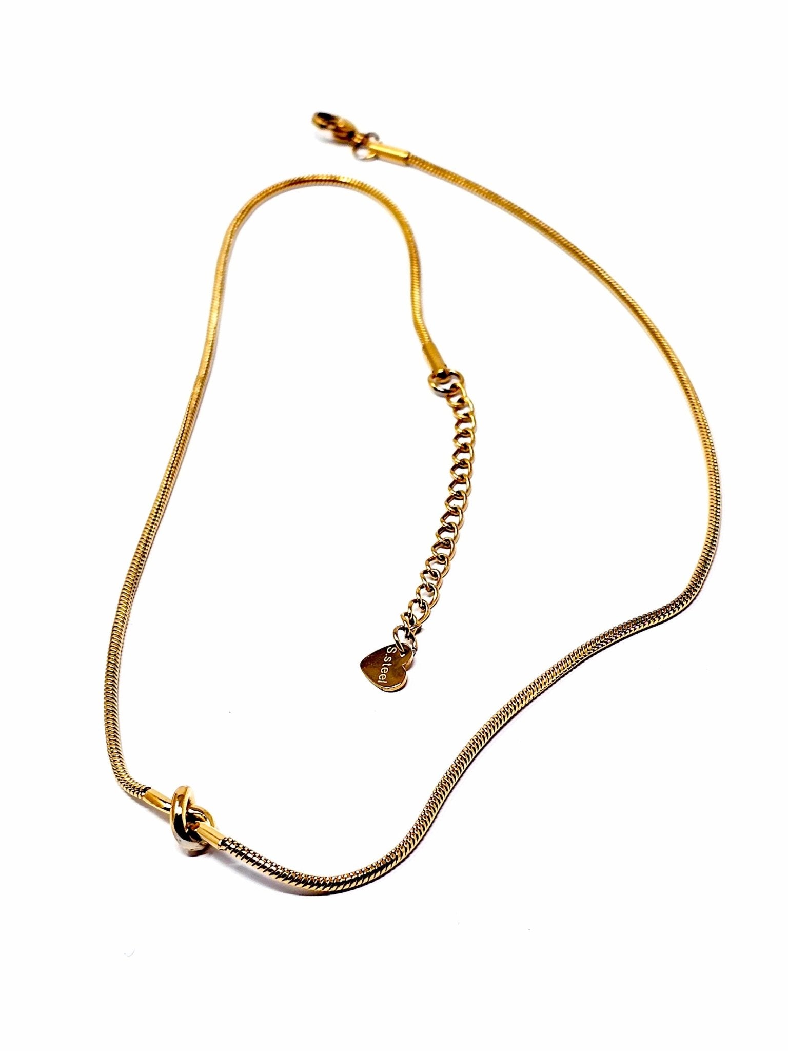 Collana Girocollo "Piccolo Nodo" Gold - 333HOPE333