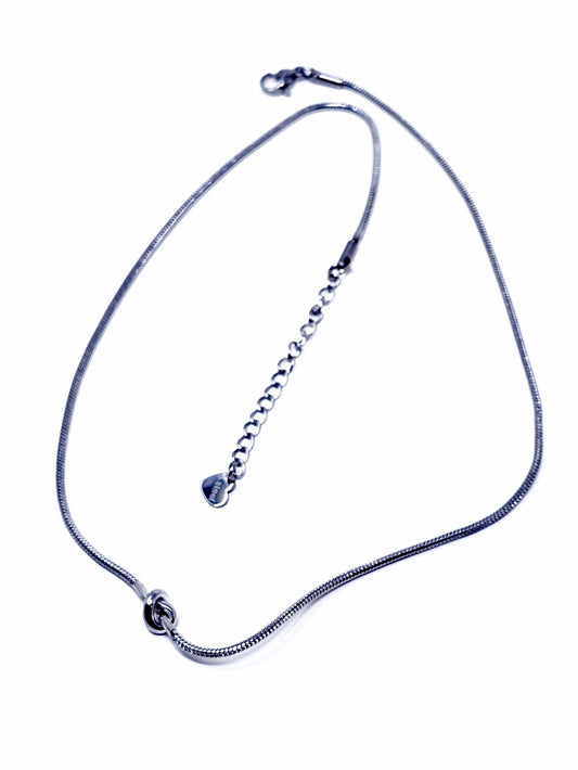 Collana Girocollo "Piccolo Nodo" Silver - 333HOPE333