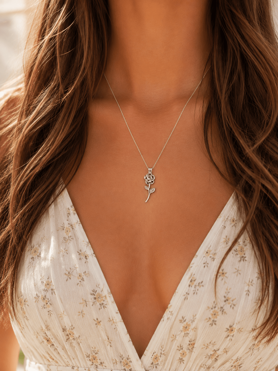 Collana Girocollo "Rosa con spine" - 333HOPE333