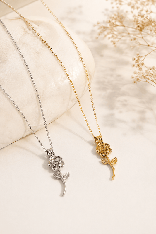 Collana Girocollo "Rosa con spine" - 333HOPE333