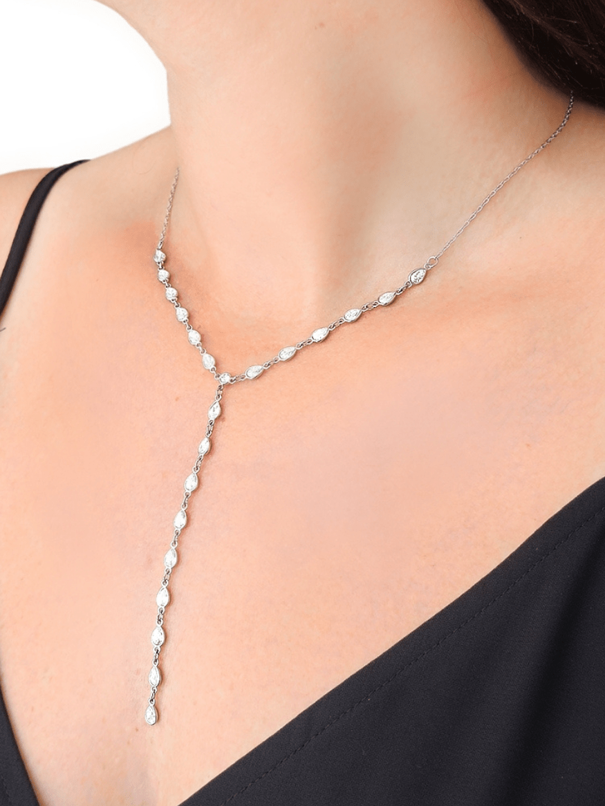 Collana Girocollo "Rugiada" Silver - 333HOPE333