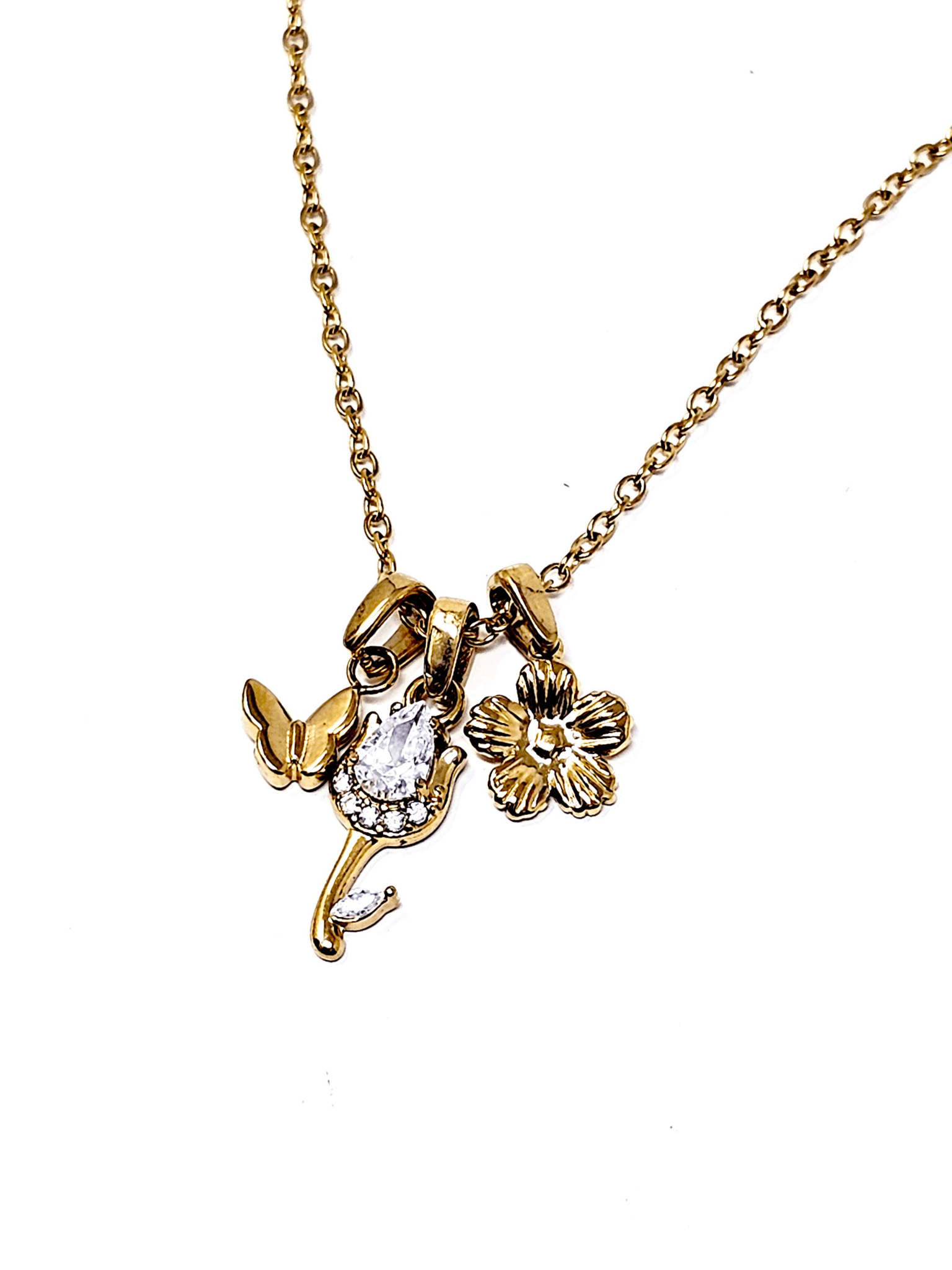 Collana Girocollo "Tulipano Light" Gold - 333HOPE333