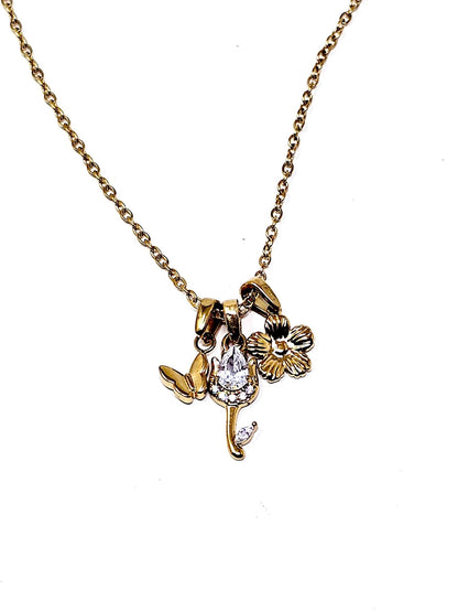 Collana Girocollo "Tulipano Light" Gold - 333HOPE333
