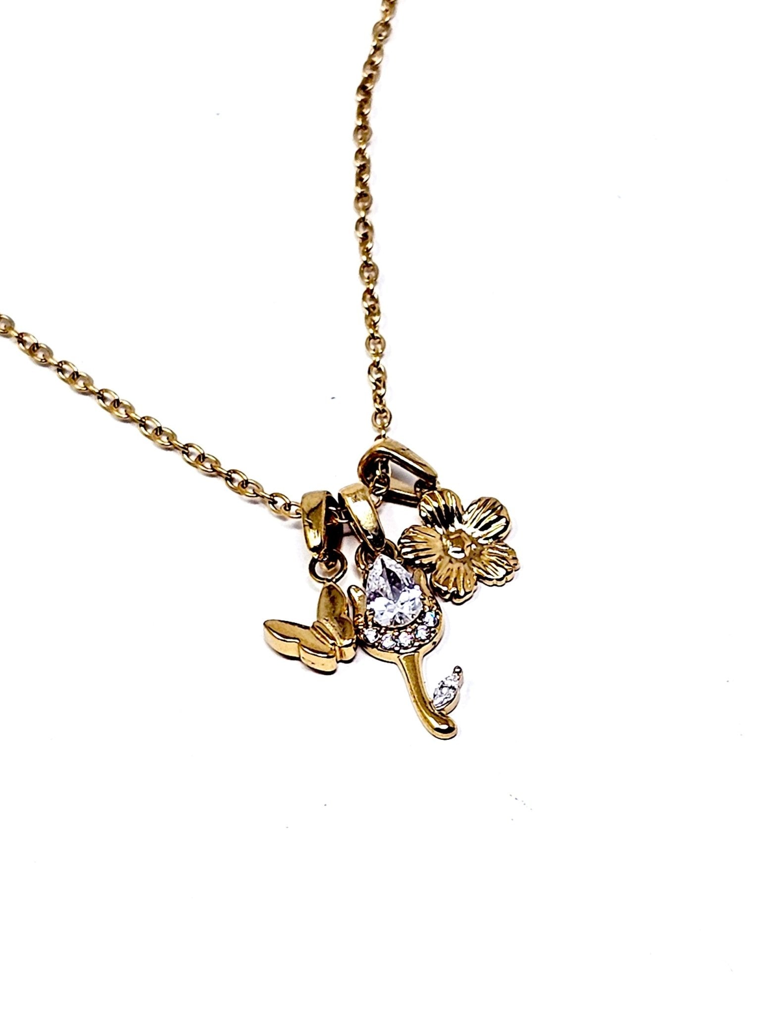 Collana Girocollo "Tulipano Light" Gold - 333HOPE333