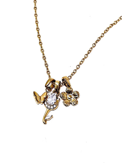 Collana Girocollo "Tulipano Light" Gold - 333HOPE333