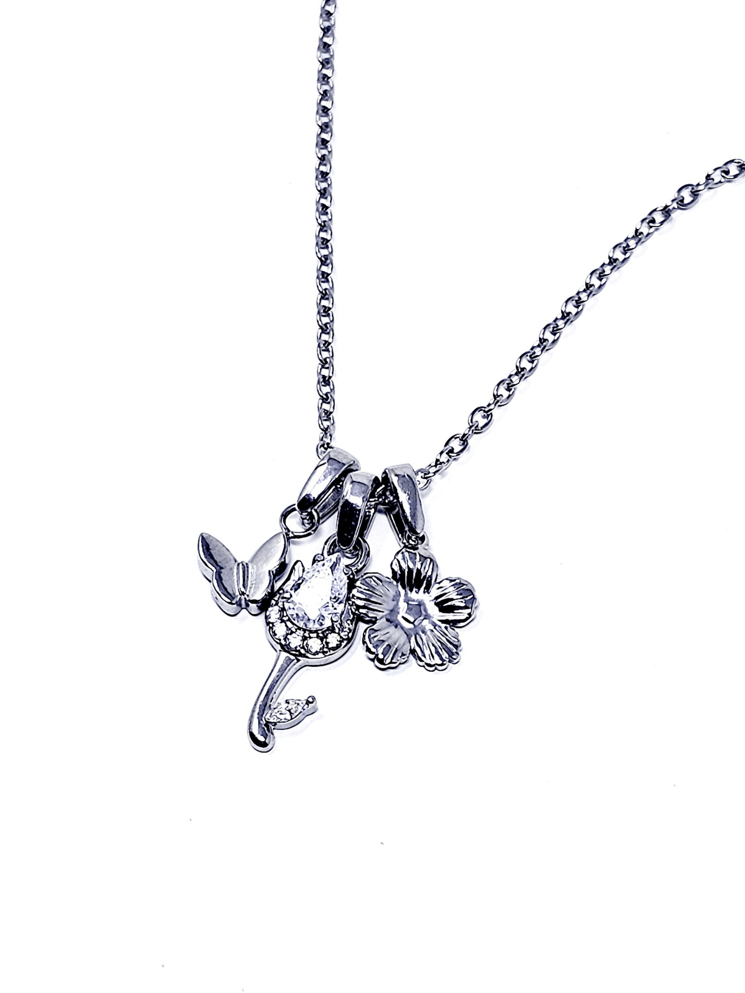 Collana Girocollo "Tulipano Light" Silver - 333HOPE333