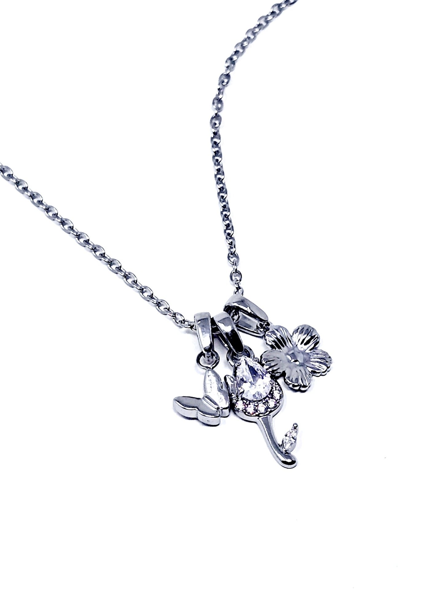Collana Girocollo "Tulipano Light" Silver - 333HOPE333
