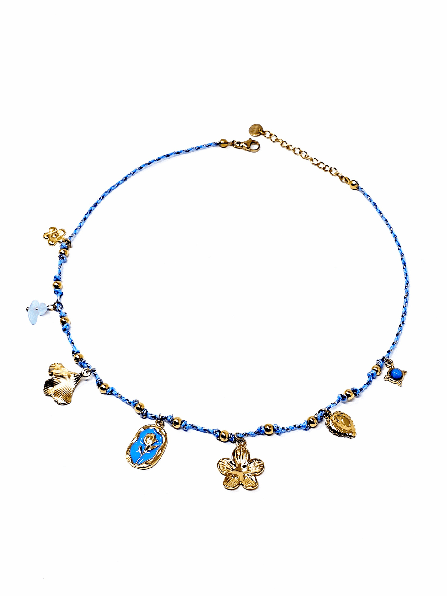 Collana Girocollo "Tulipano" Turchese - 333HOPE333